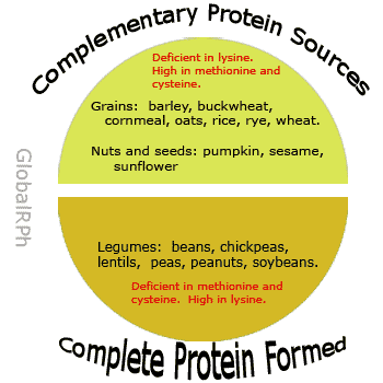 Protein Sources (plant-based versus animal source) - GlobalRPH