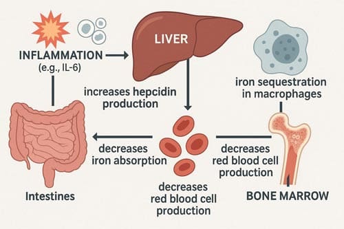 Anemia of Inflammation vs Iron Deficiency Anemia