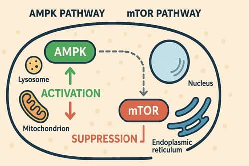 AMPK Activation, mTOR Suppression